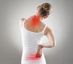 Woman who is looking for back pain relief