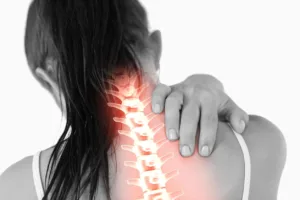 Women needing a spine injection